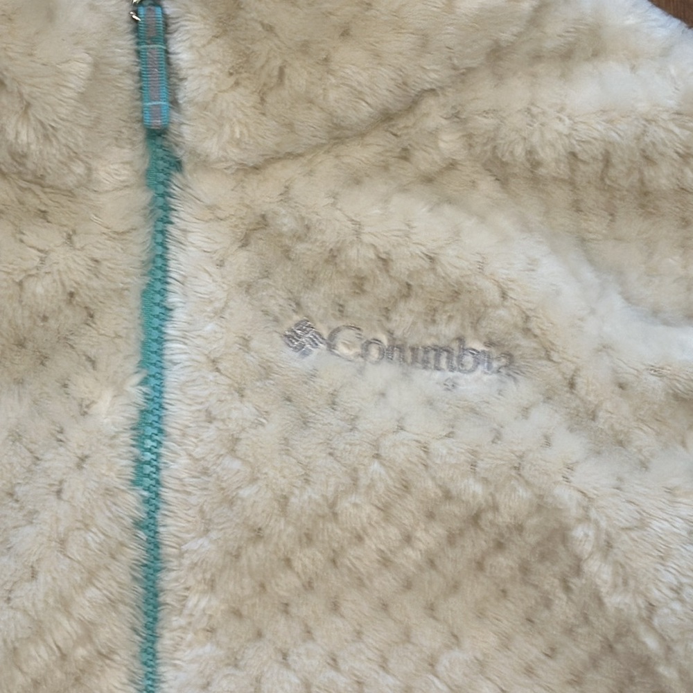 Columbia Girls Zippered Fleece Jacket size small - Picture 2 of 2
